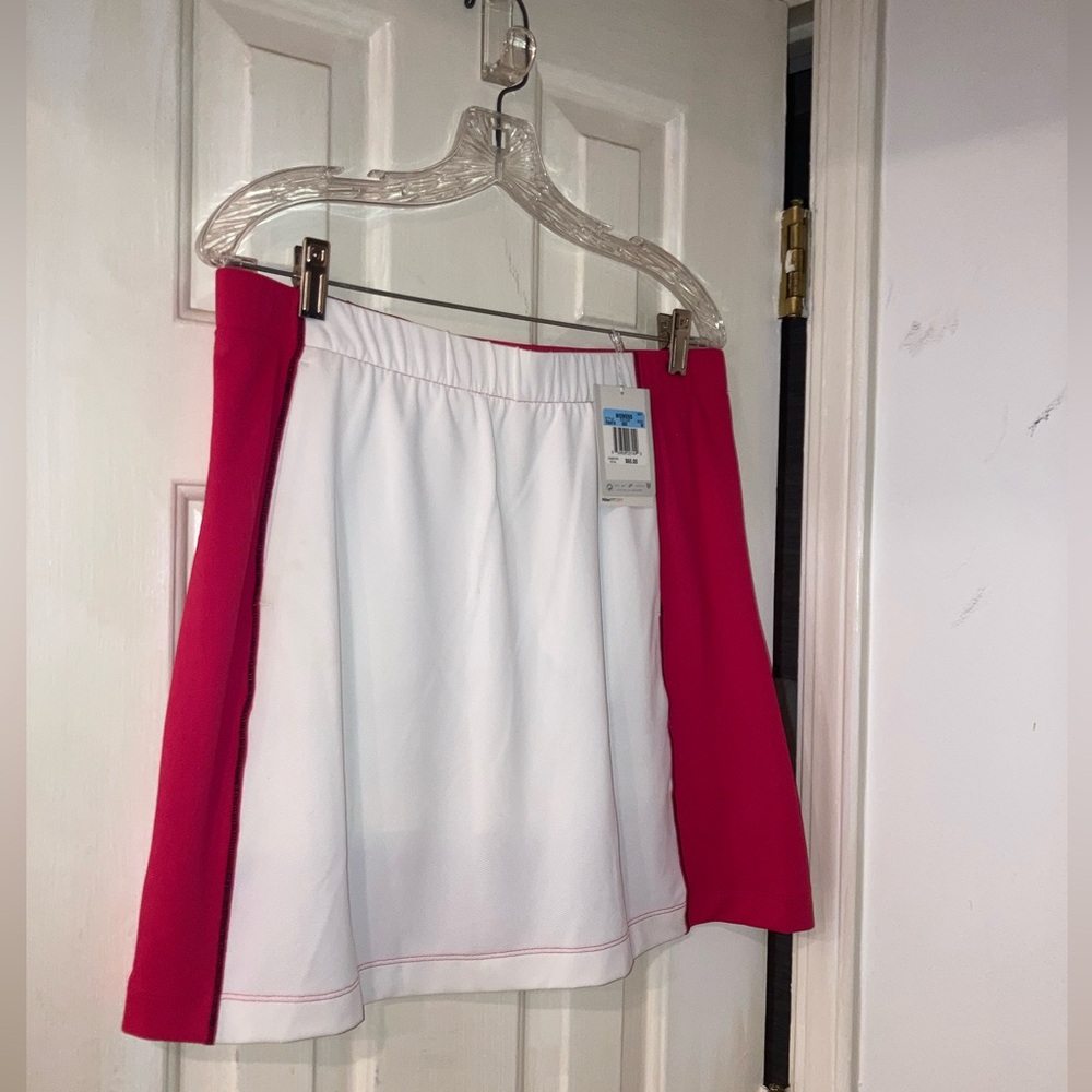 Nike FitDry Tennis Skort Med NWT Red & White